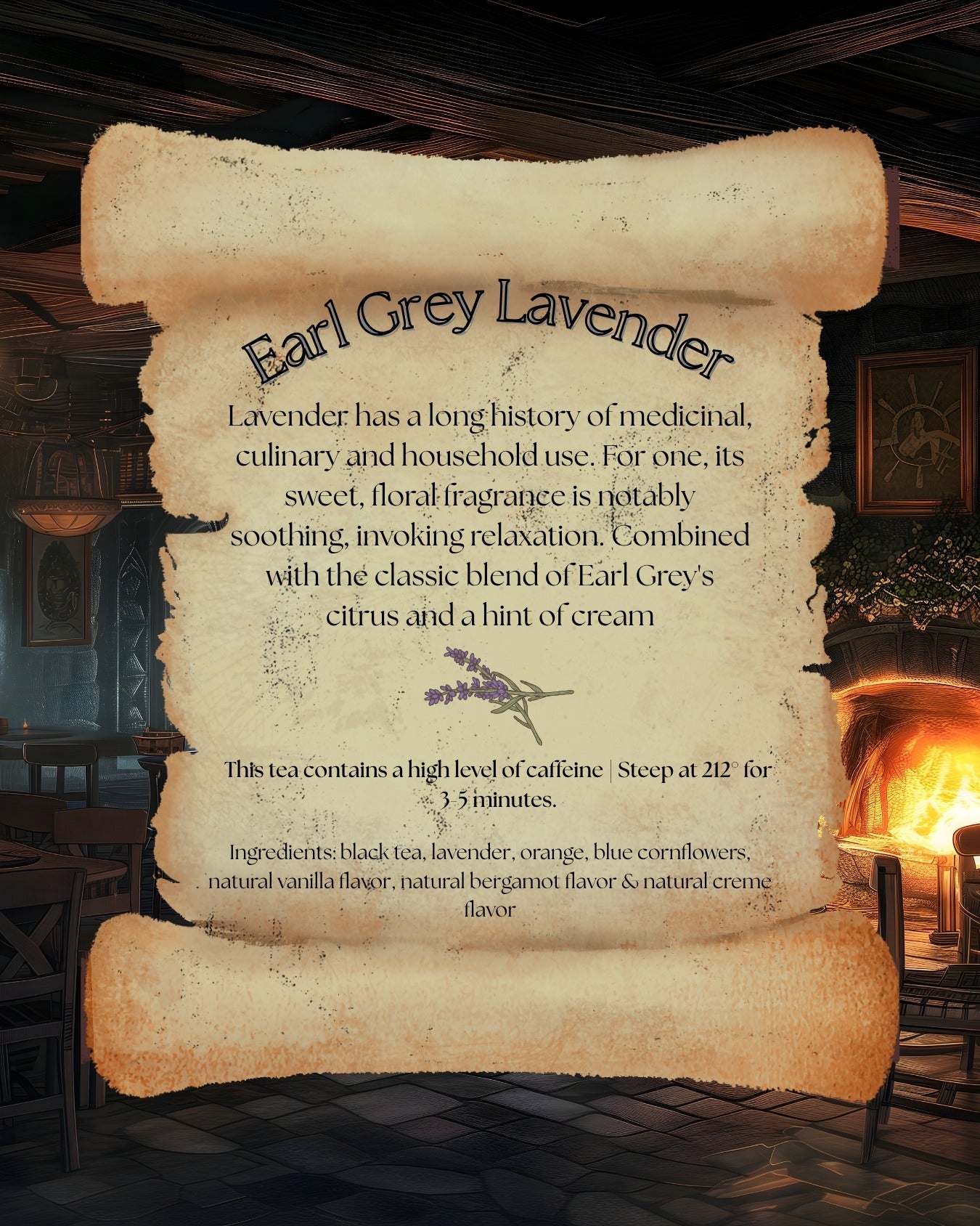 Hummingbird Hollow Tavern™ Earl Grey Lavender Tea